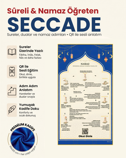 Sesli Namaz Öğretici Seccade