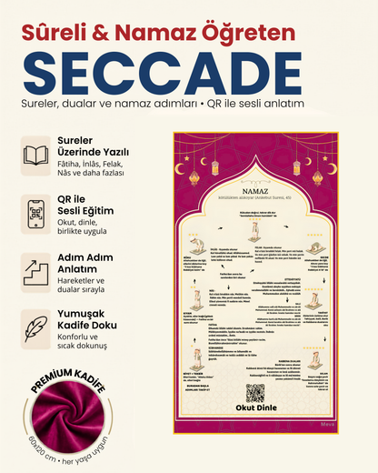 Sesli Namaz Öğretici Seccade