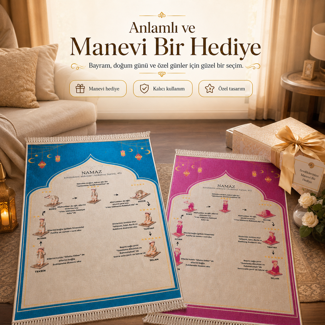 Sesli Namaz Öğretici Seccade